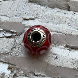 Pandora bead charm murano glass sterling silver